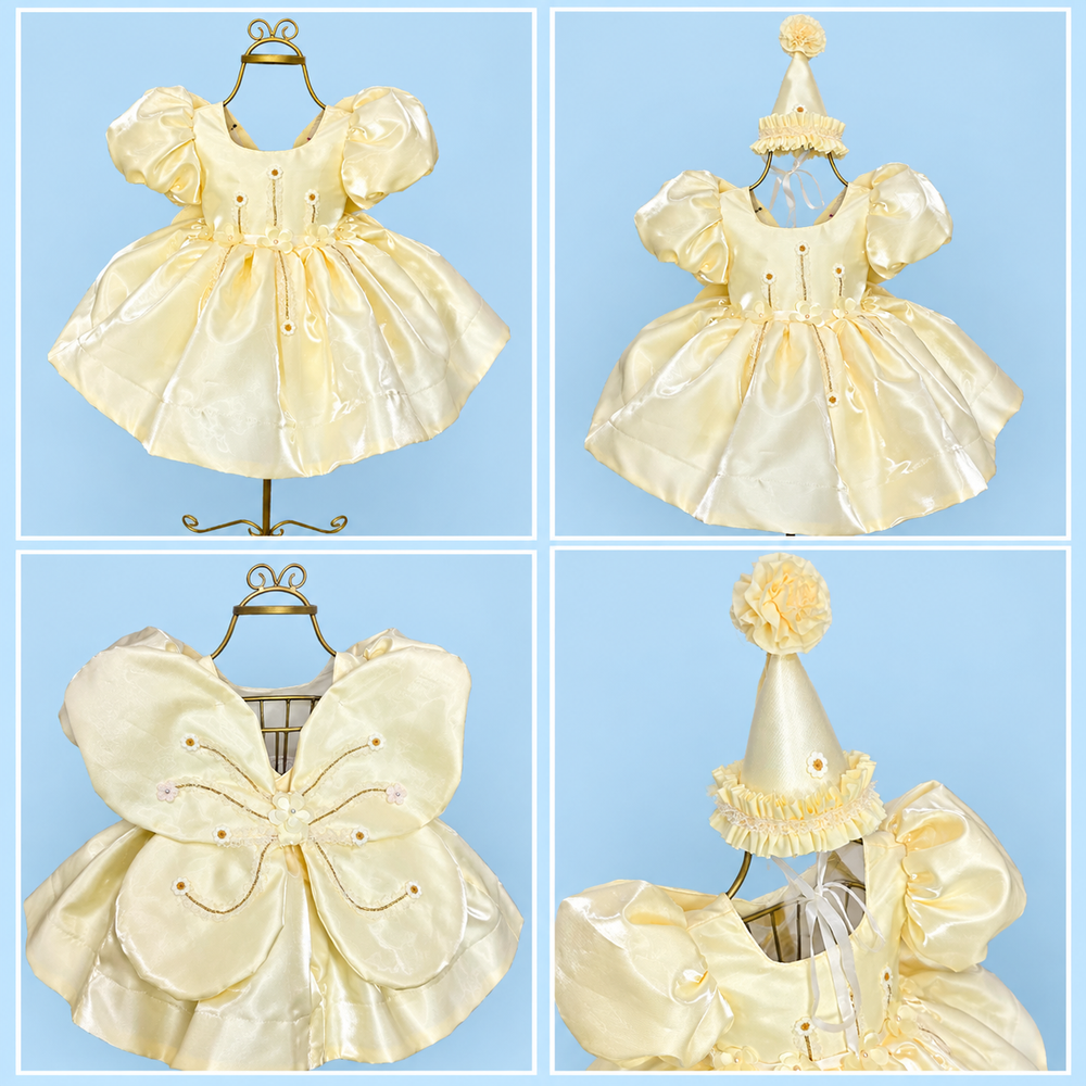 Vestido fada Amarela